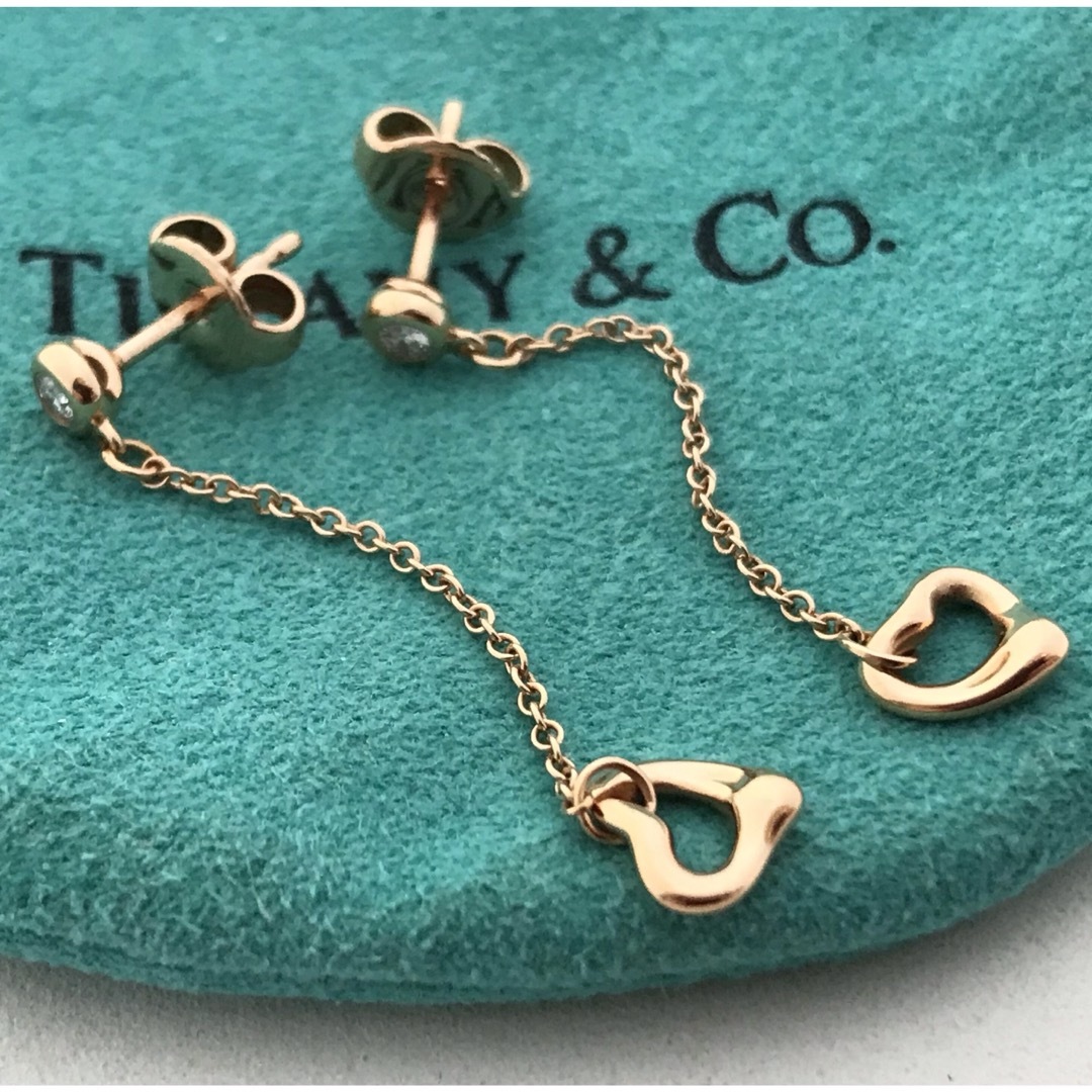Tiffany & Co. - Tiffany K18PG バイザヤード オープンハート Tiffany & Co. - Tiffany K18PG バイザヤード オープンハート