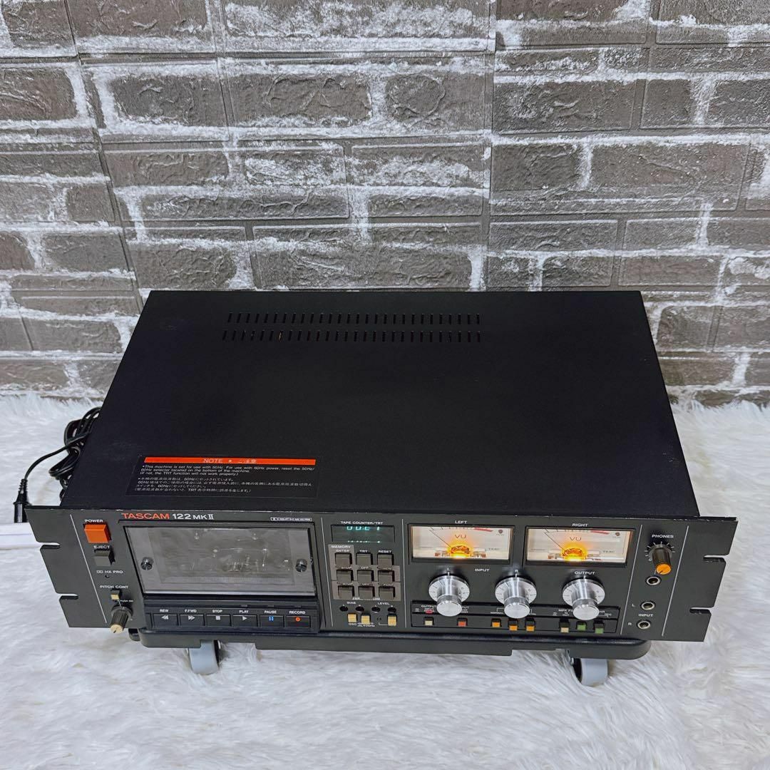 TASCAM 122MK2 Ⅱ プロ用カセットデッキ タスカム TASCAM 122MK2 Ⅱ プロ用カセットデッキ タスカム