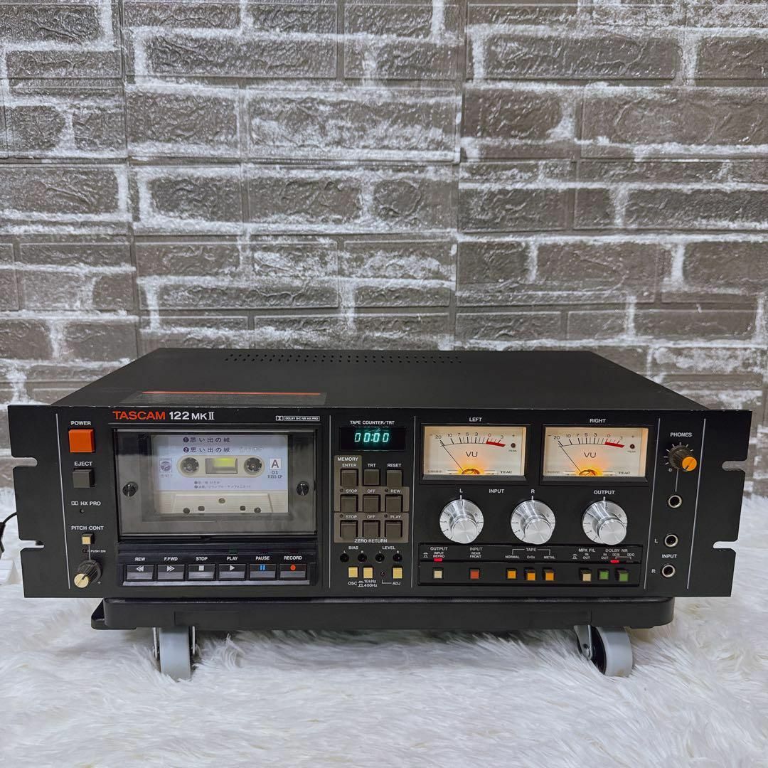 TASCAM 122MK2 Ⅱ プロ用カセットデッキ タスカム TASCAM 122MK2 Ⅱ プロ用カセットデッキ タスカム