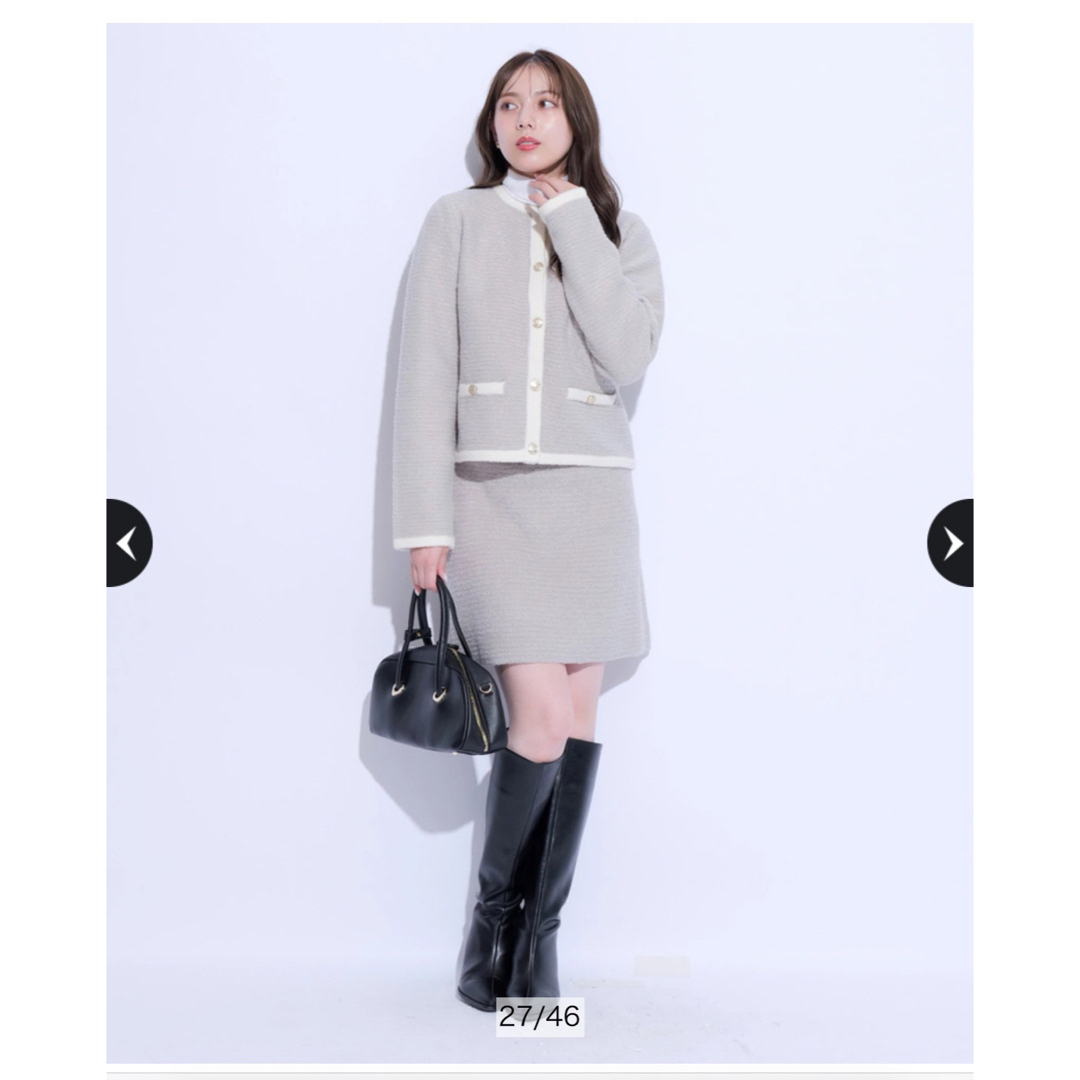 Mystrada - 【洗濯日和様専用】Mystrada ブークレジャケット Mystrada - 【洗濯日和様専用】Mystrada ブークレジャケット