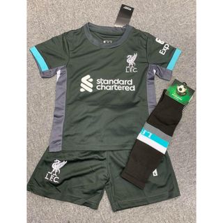 140cmリヴァプール新モデル　サラ　子供サッカーユニフォーム三点セット(Tシャツ/カットソー)