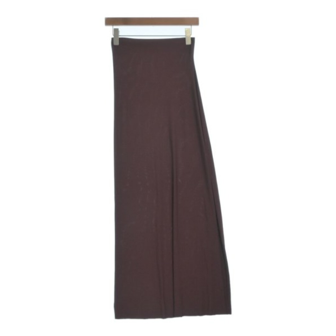 ISSEY MIYAKE - ISSEY MIYAKE ロング・マキシ丈スカート 3(L位) 赤 【古着】【中古】