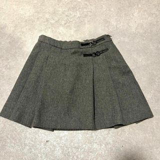 ザラ(ZARA)のZARA ザラ　スカート　ボックス　プリーツ　グレー　140 キッズ　子供　女子(スカート)