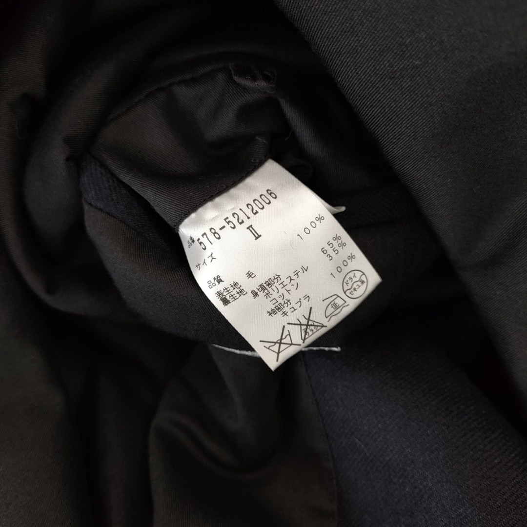 MARGARET HOWELL/FOX BROTHERS ウールサージチェスターコート MARGARET HOWELL/FOX BROTHERS ウールサージチェスターコート