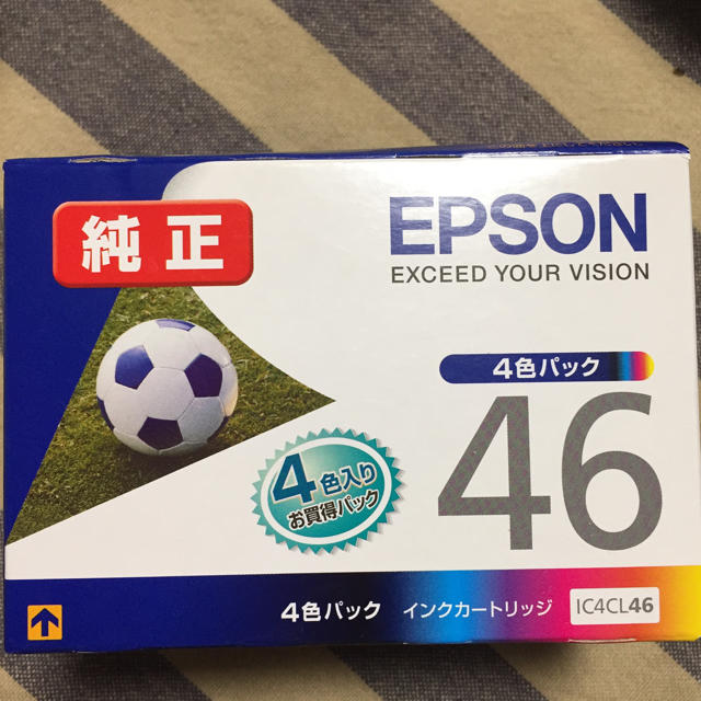EPSON インクカートリッジ IC4CL46 4色パック スマホ/家電/カメラのPC/タブレット(PC周辺機器)の商品写真