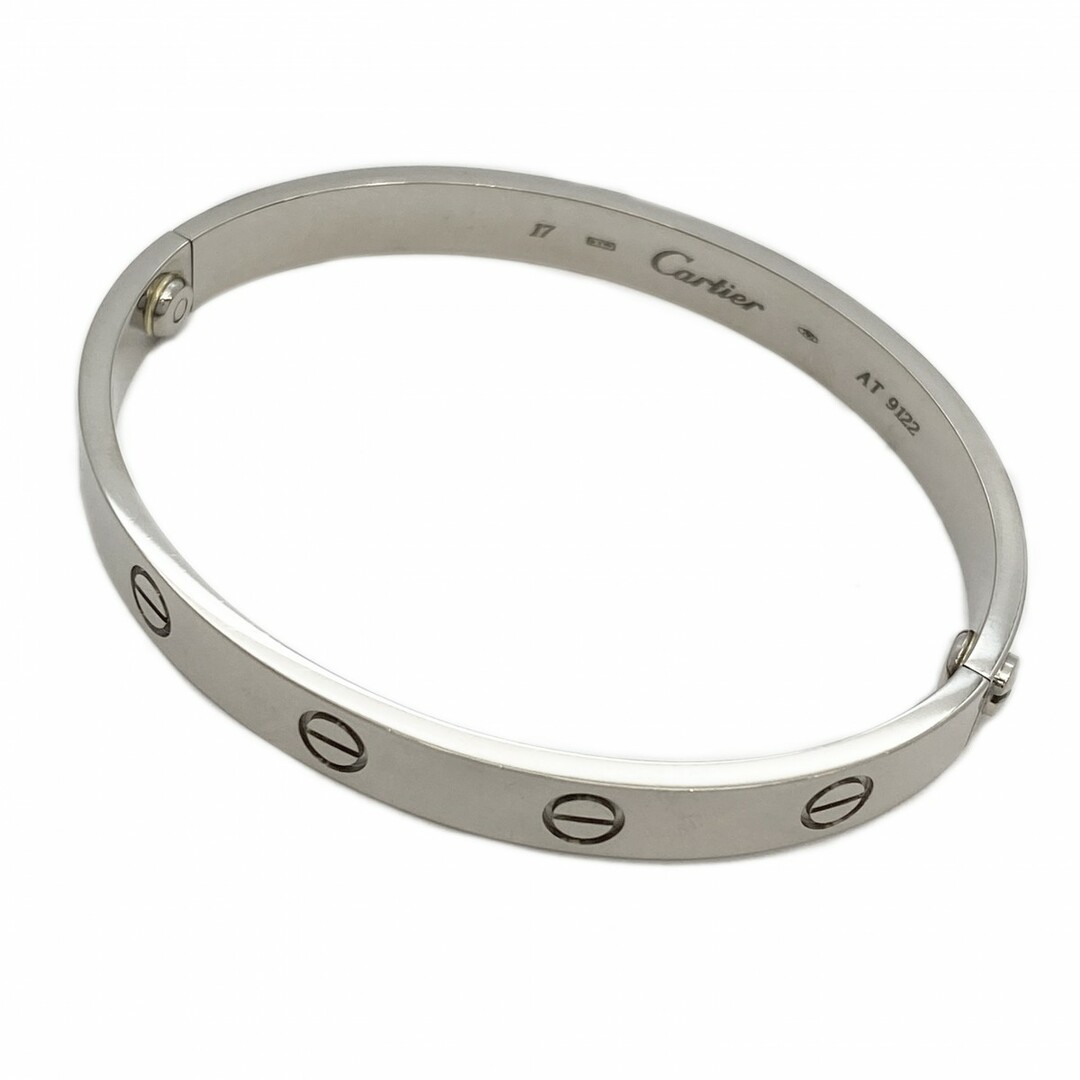Cartier - 【4jtb188】カルティエ バングル ラブブレス K18WG ホワイトゴールド【中古】レディース