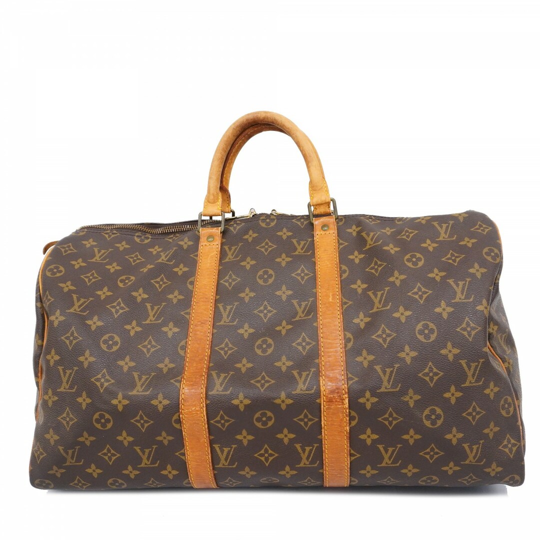 LOUIS VUITTON - 【4te5335】ルイヴィトン ボストンバッグ モノグラム キーポル50 M41426 ブラウン【中古】メンズ レディース ユニセックス