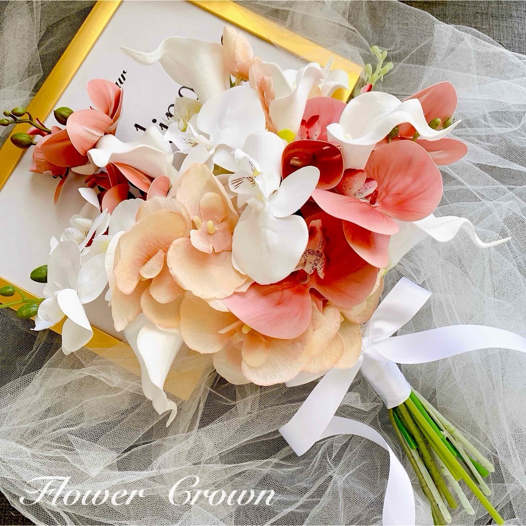 アーティフィシャルフラワーブーケ クラッチブーケ 結婚式 アーティフィシャルフラワーブーケ クラッチブーケ 結婚式