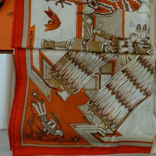 エルメス(Hermes)のケイコ様専用  エルメスシルクカシミヤ新品(ストール/パシュミナ)