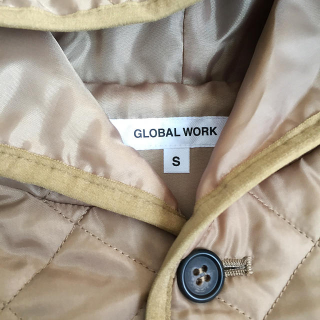 GLOBAL WORK(グローバルワーク)のグローバルワーク☆キッズキルティングフーディーコート キッズ/ベビー/マタニティのキッズ服男の子用(90cm~)(コート)の商品写真