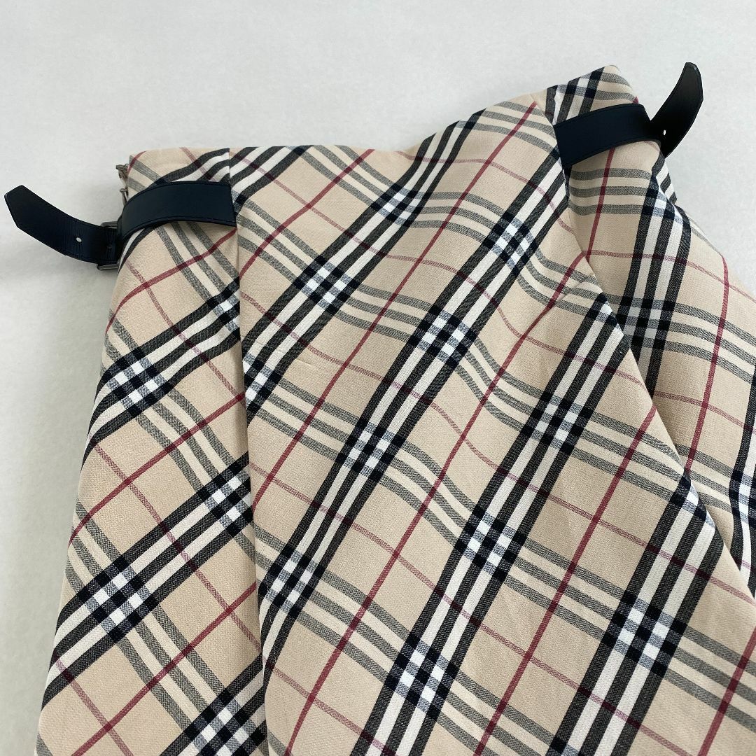 希少カラー　バーバリーロンドン　スカート　プリーツ　ギガチェック　ベルト デザイナー スカート｜Burberry® 公式サイト