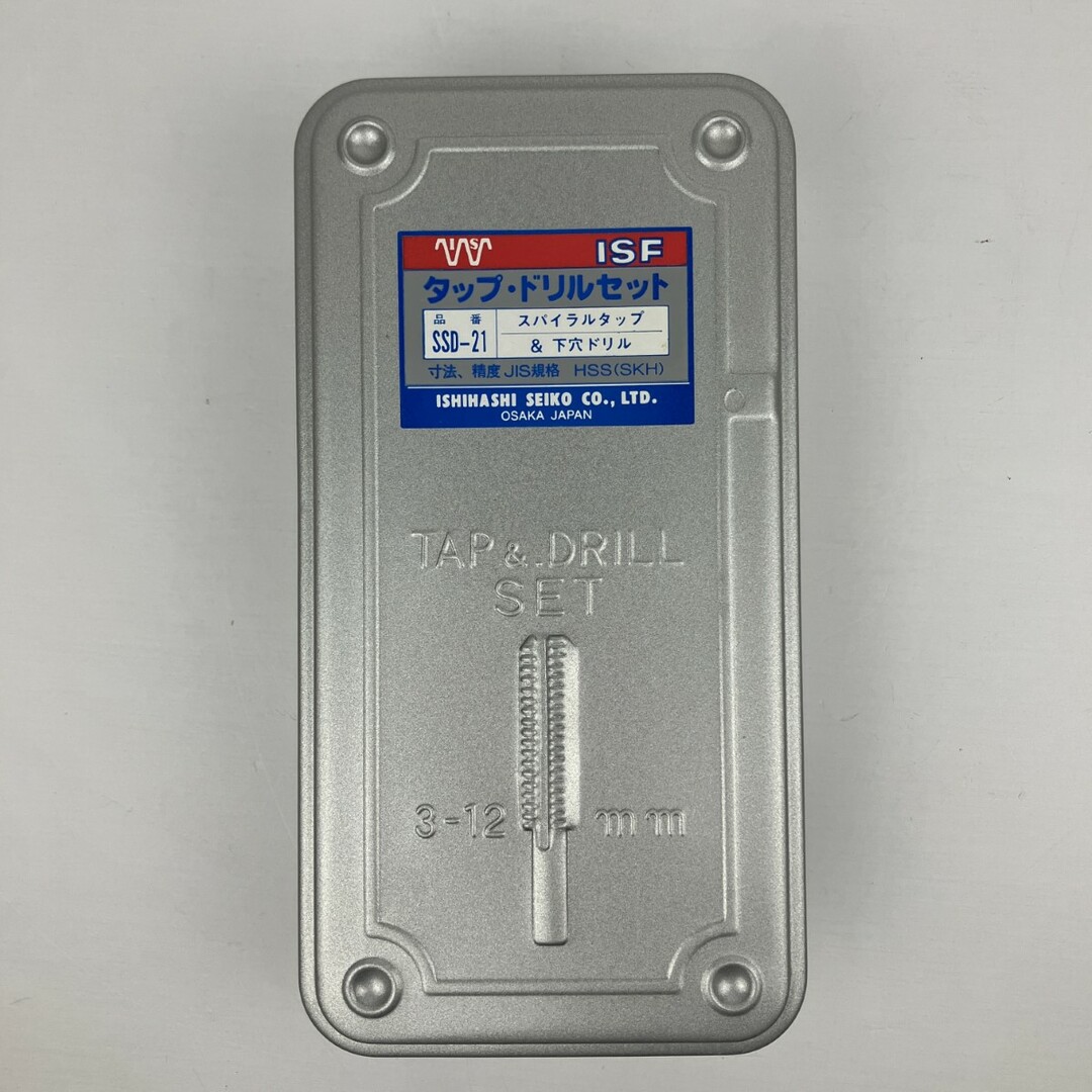 ЗЗISHIHASHI タップ・ドリルセット M3-M12 2.5-10.3 タップ ЗЗISHIHASHI タップ・ドリルセット M3-M12 2.5-10.3 タップ