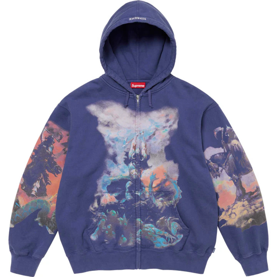 Supreme - 【Mサイズ】Supreme x Frank Frazetta Zip Upの通販 Supreme - 【Mサイズ】Supreme x Frank Frazetta Zip Upの通販