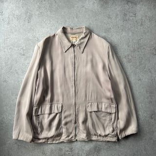 ヴィンテージ(VINTAGE)の50s60s HERCULESヘラクレス ギャバジャン ピンクベージュ XL相当(ブルゾン)