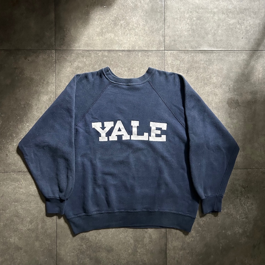 VINTAGE - 60s70s ヴィンテージスウェット USA製 ネイビー YALE VINTAGE - 60s70s ヴィンテージスウェット USA製 ネイビー YALE