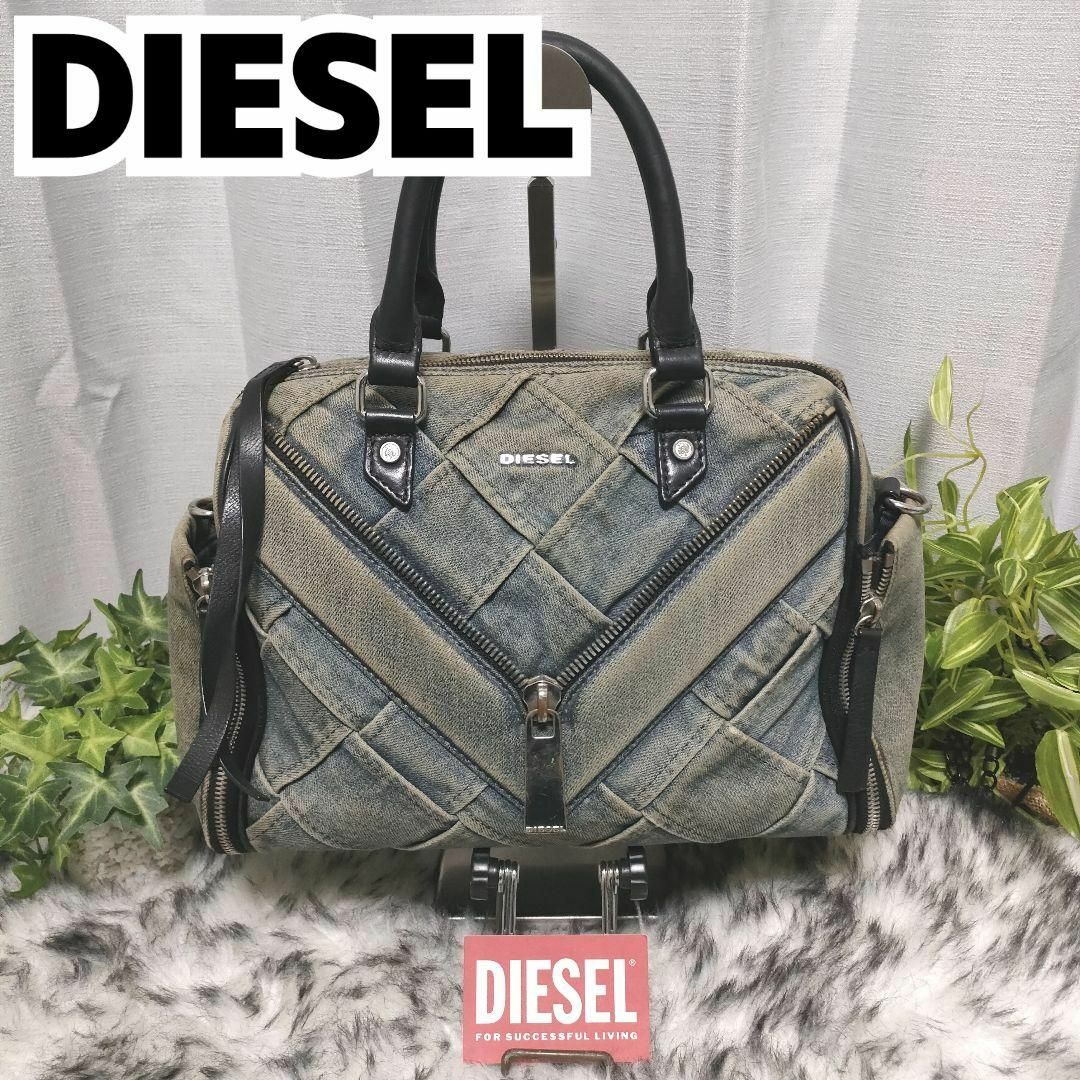 DIESEL - ディーゼル ショルダーバッグ デニム DIESEL 2way DIESEL - ディーゼル ショルダーバッグ デニム DIESEL 2way