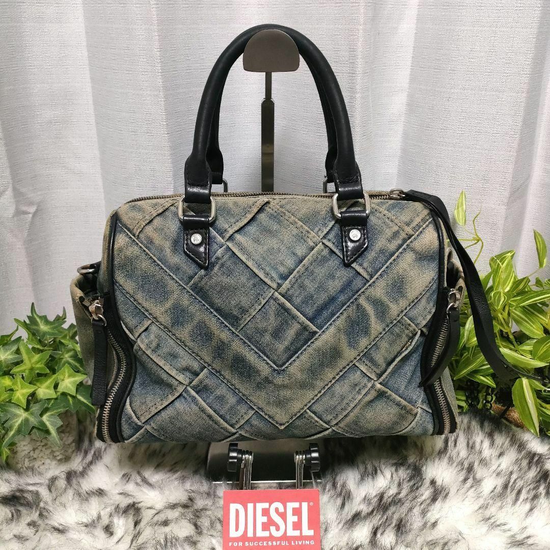 DIESEL - ディーゼル ショルダーバッグ デニム DIESEL 2way DIESEL - ディーゼル ショルダーバッグ デニム DIESEL 2way