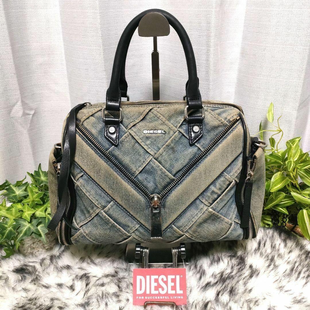 DIESEL - ディーゼル ショルダーバッグ デニム DIESEL 2way DIESEL - ディーゼル ショルダーバッグ デニム DIESEL 2way