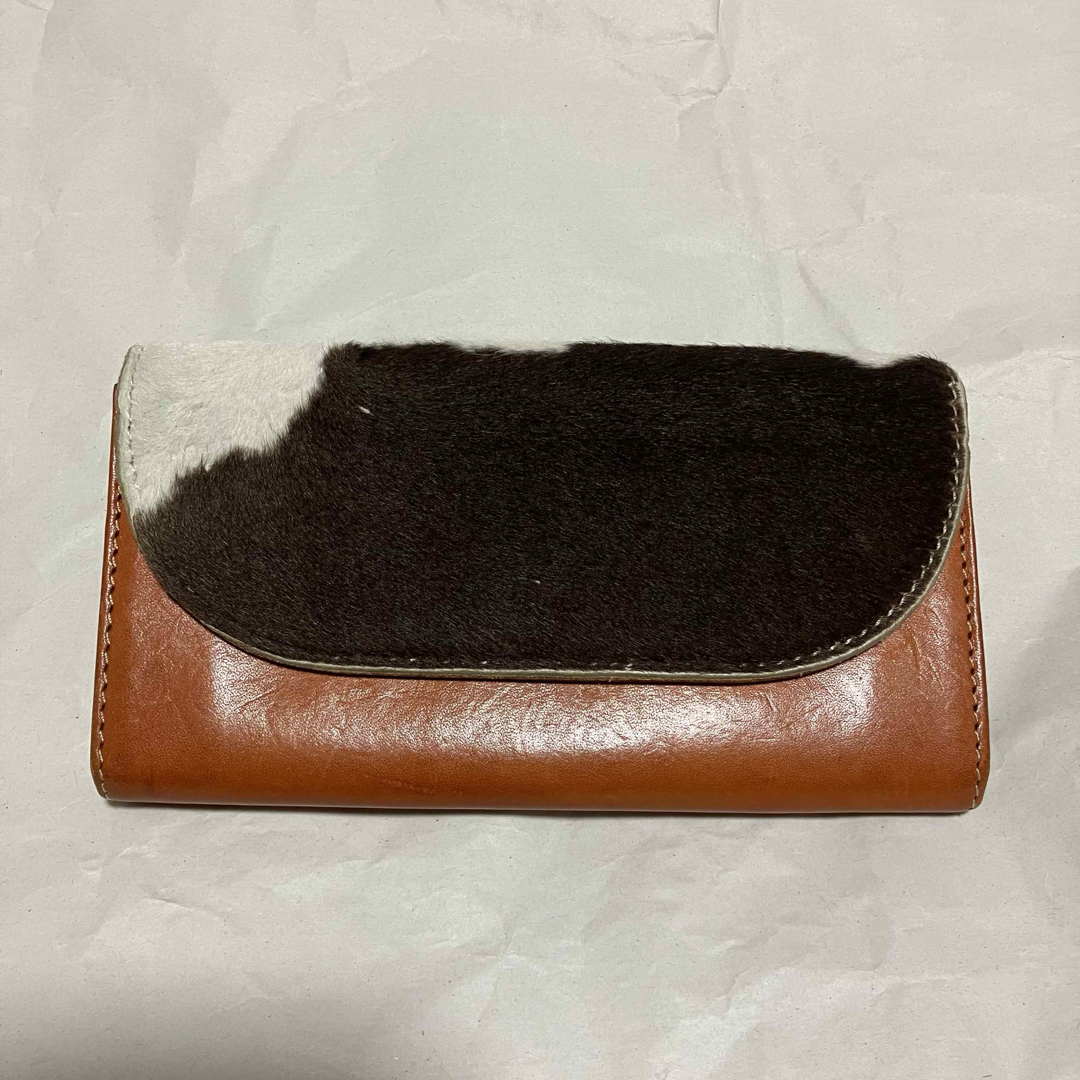 レザークラフト優】 ハラコ / 栃木レザー / 長財布 レザークラフト優】 ハラコ / 栃木レザー / 長財布
