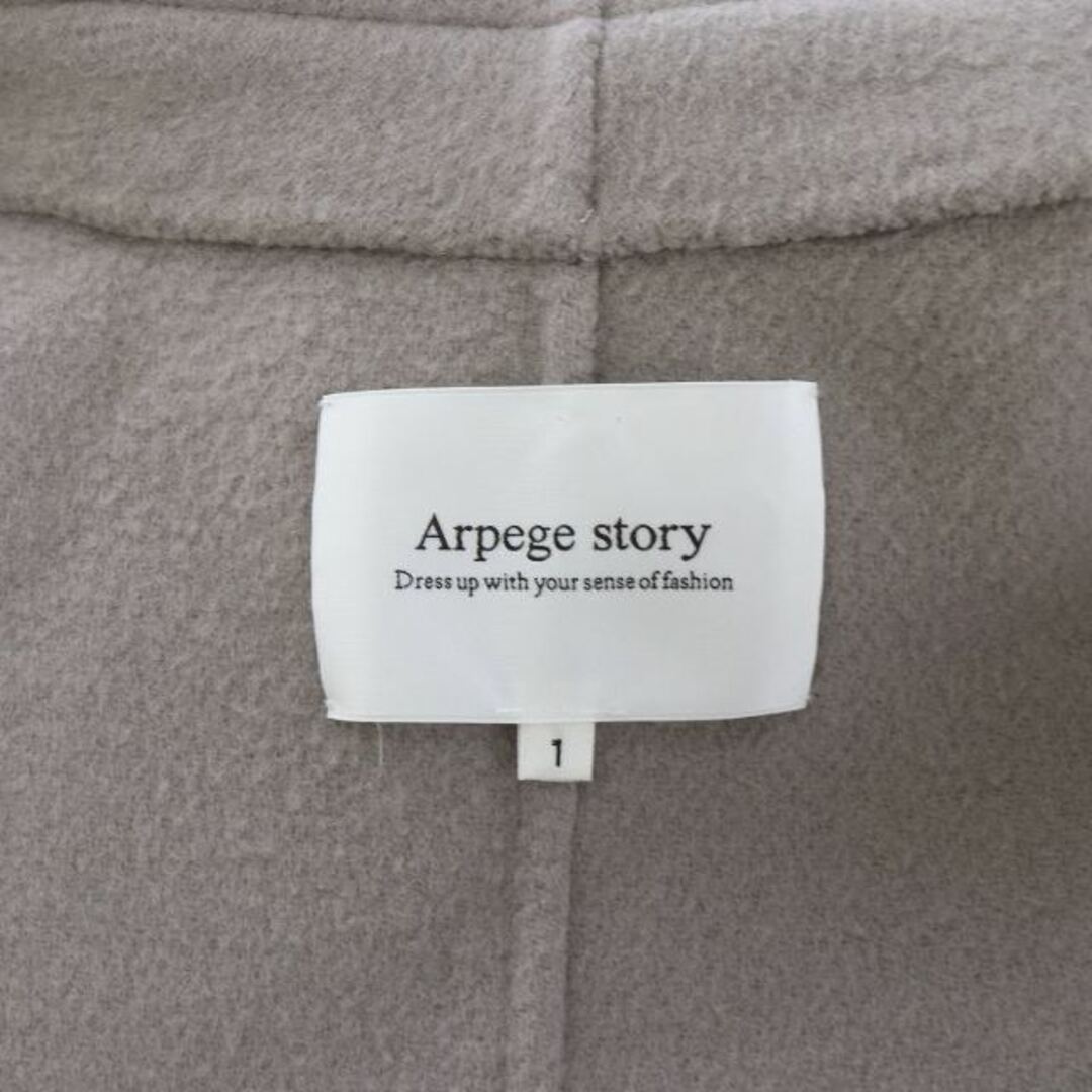 アルページュ STORY ファー付きフードリバーコート アウター アルページュ STORY ファー付きフードリバーコート アウター
