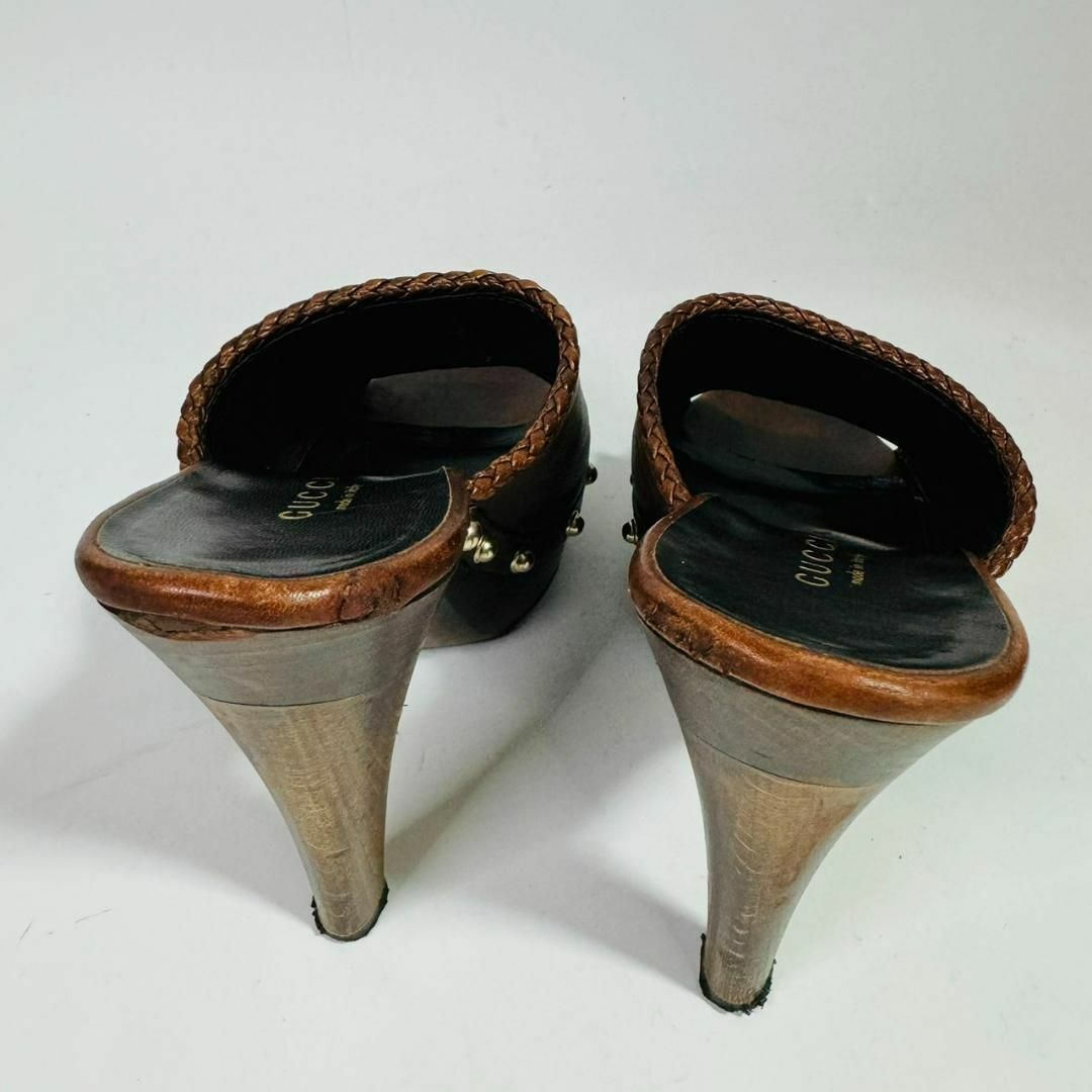 GUCCI - グッチ レザー サンダル サイズ36 23㎝の通販 by コレ's GUCCI - グッチ レザー サンダル サイズ36 23㎝の通販 by コレ's