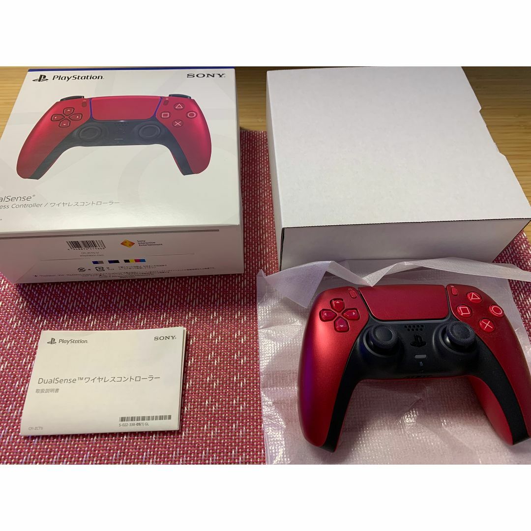 SONY - 【PS5】DualSense ワイヤレスコントローラー コズミック レッド