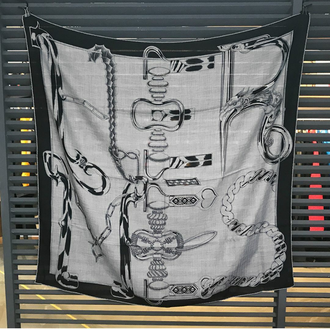 HERMES - 新品未使用 エルメス 現行 カレH100 エルメスメタリック グリシネフォンセ