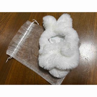 ぬいぐるみ 服　うさぎさん　ちびぐるみ　バンプレスト　ハンドメイド　うさぎ　白(ぬいぐるみ)