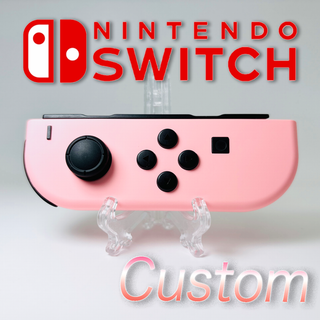 ニンテンドースイッチ(Nintendo Switch)の【シェル新品】S643 ジョイコン 純正 Joy-Con 左 L パステルピンク(家庭用ゲーム機本体)