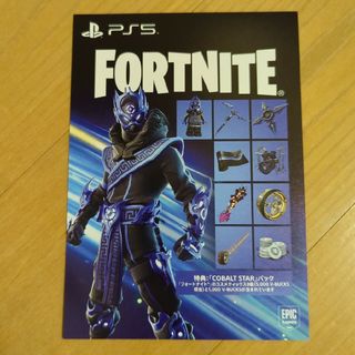 PlayStation 5 "フォートナイト" Cobalt Star コード(家庭用ゲームソフト)