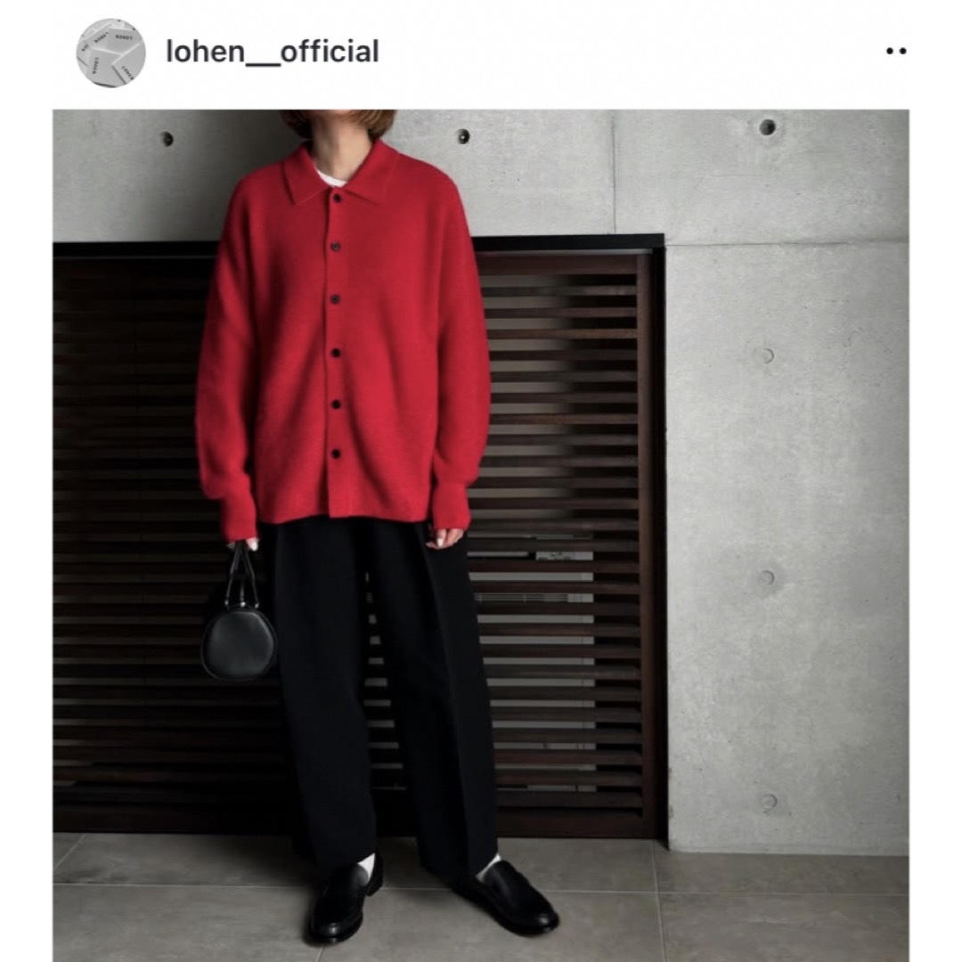 新品 MOHAIR POLO KNIT lohen ローヘン モヘアポロニット 新品 MOHAIR POLO KNIT lohen ローヘン モヘアポロニット