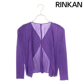 プリーツプリーズイッセイミヤケ(PLEATS PLEASE ISSEY MIYAKE)のプリーツプリーズ  PP63ｰJ0606 プリーツカーディガン レディース 3(カーディガン)
