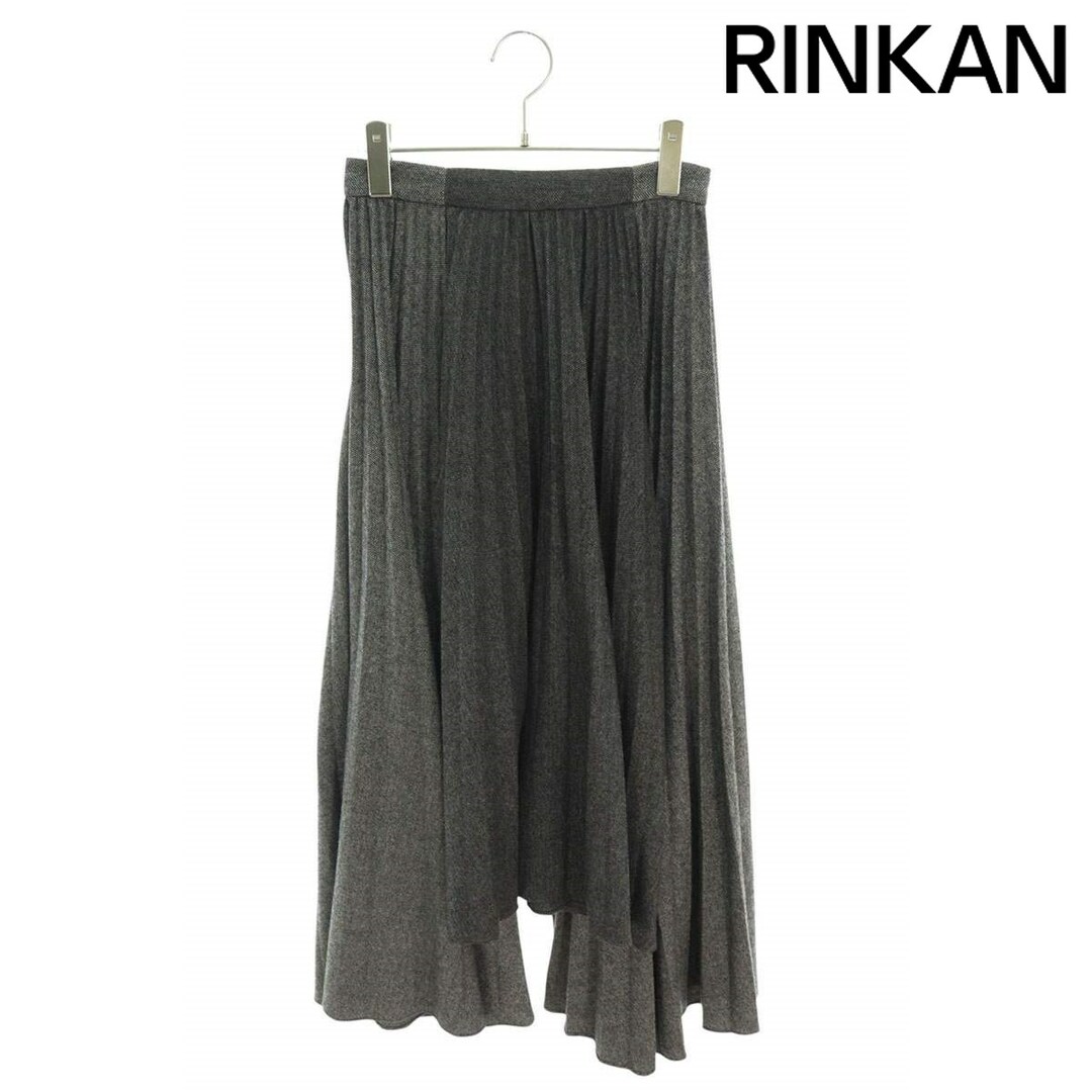 ロク 6 ROKU  TRIPLE PLEATED SKIRT R2CA123 アコーディオンプリーツトリプルプレートウールスカート レディース 34
