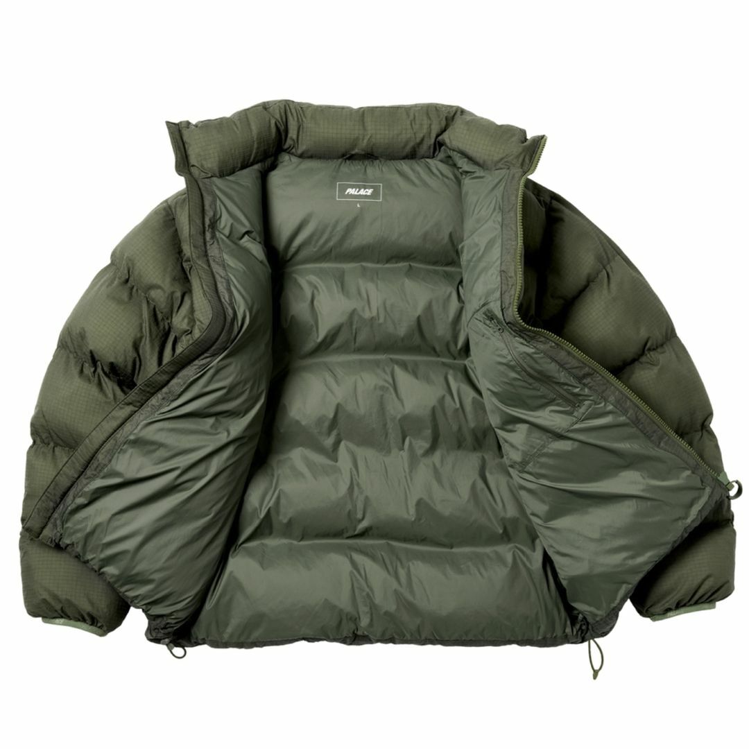 PALACE - PALACE RIPSTOP PUFFA OLIVE XL パレス ジャケットの PALACE - PALACE RIPSTOP PUFFA OLIVE XL パレス ジャケットの
