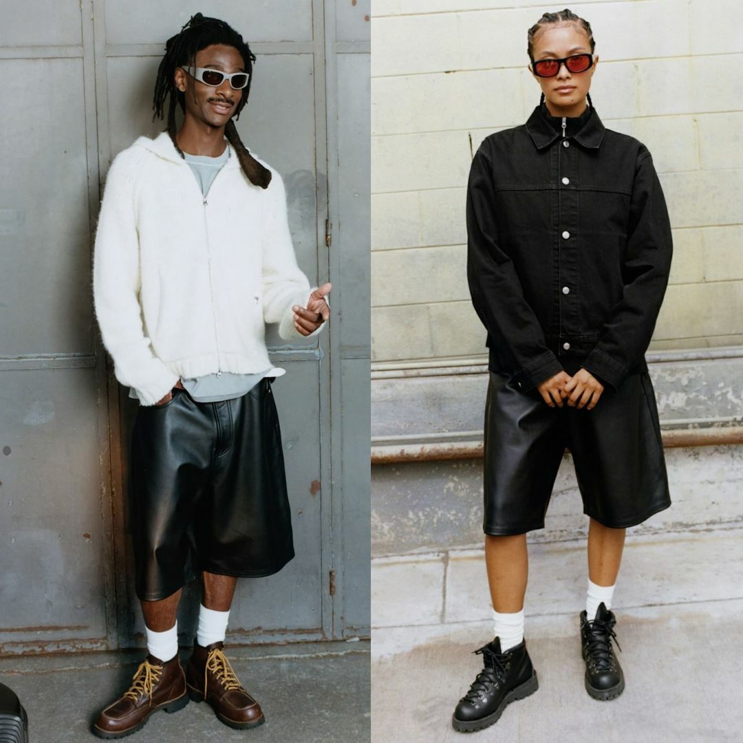 STUSSY - Stüssy Baggy Leather Short 38 Supreme 36の通販 by STUSSY - Stüssy Baggy Leather Short 38 Supreme 36の通販 by