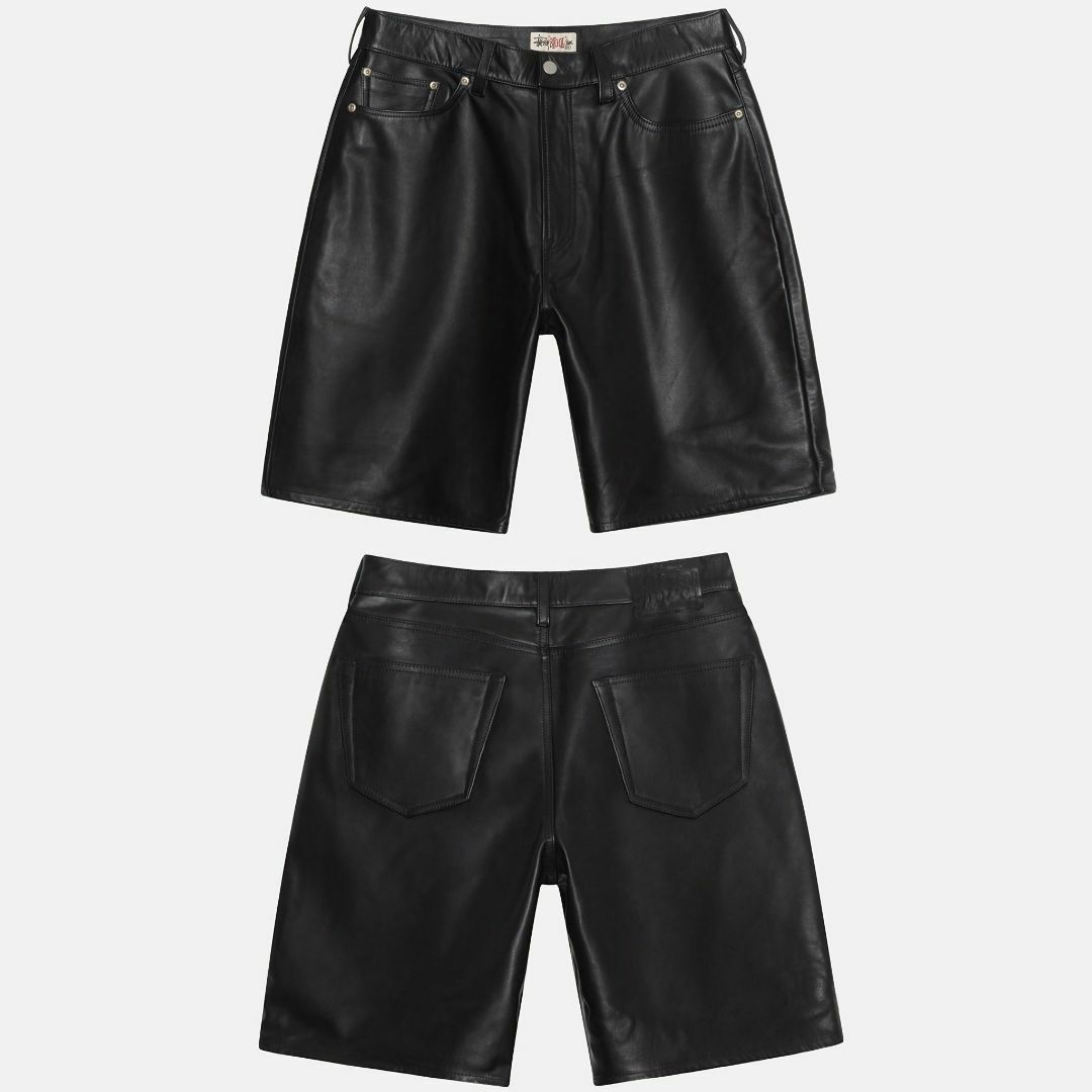 STUSSY - Stüssy Baggy Leather Short 38 Supreme 36の通販 by STUSSY - Stüssy Baggy Leather Short 38 Supreme 36の通販 by