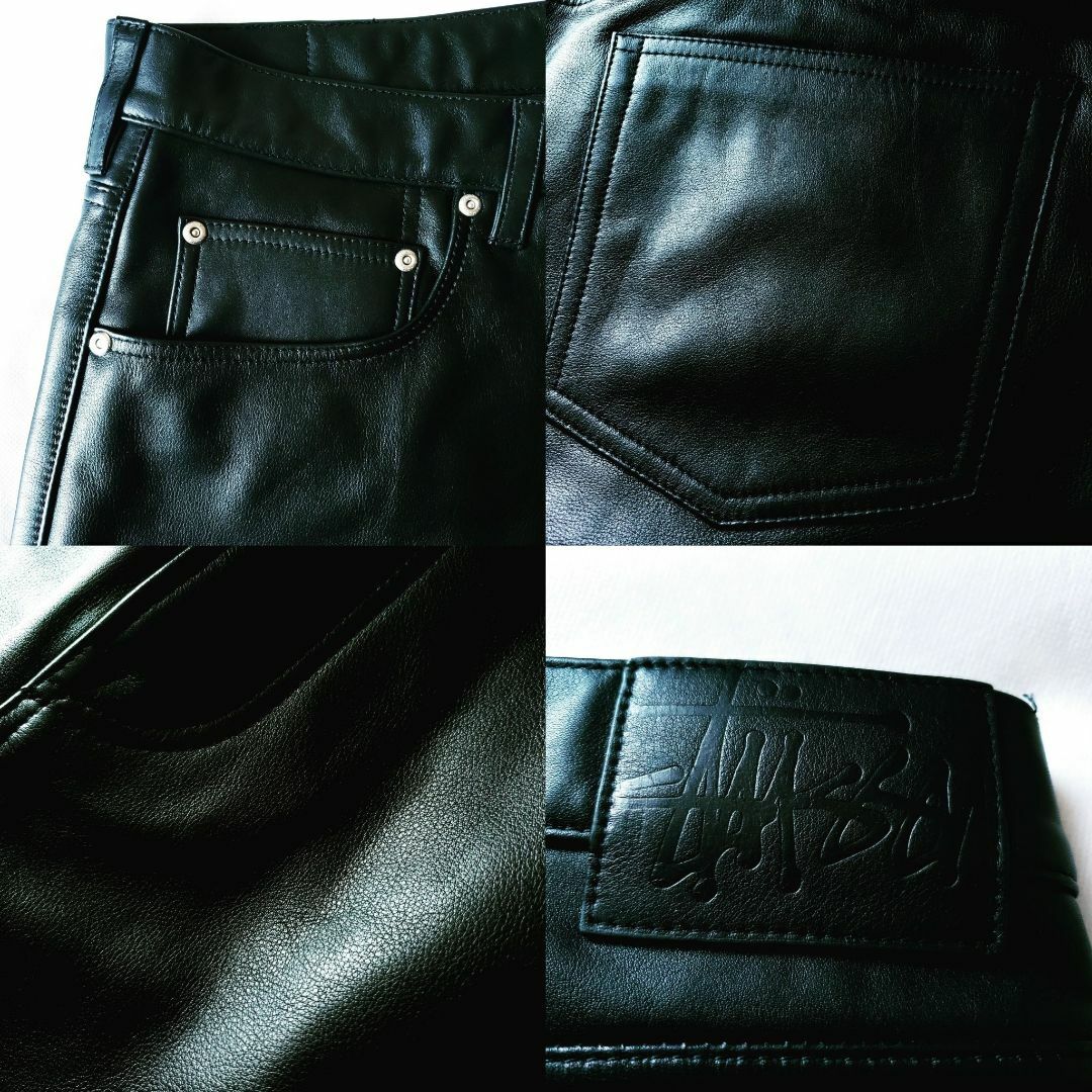 STUSSY - Stüssy Baggy Leather Short 38 Supreme 36の通販 by STUSSY - Stüssy Baggy Leather Short 38 Supreme 36の通販 by