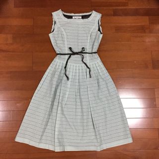 エムズグレイシー(M'S GRACY)のwaiwaiy様明日までお取り置き 美品エムズサマーワンピース エムズグレイシー(ひざ丈ワンピース)