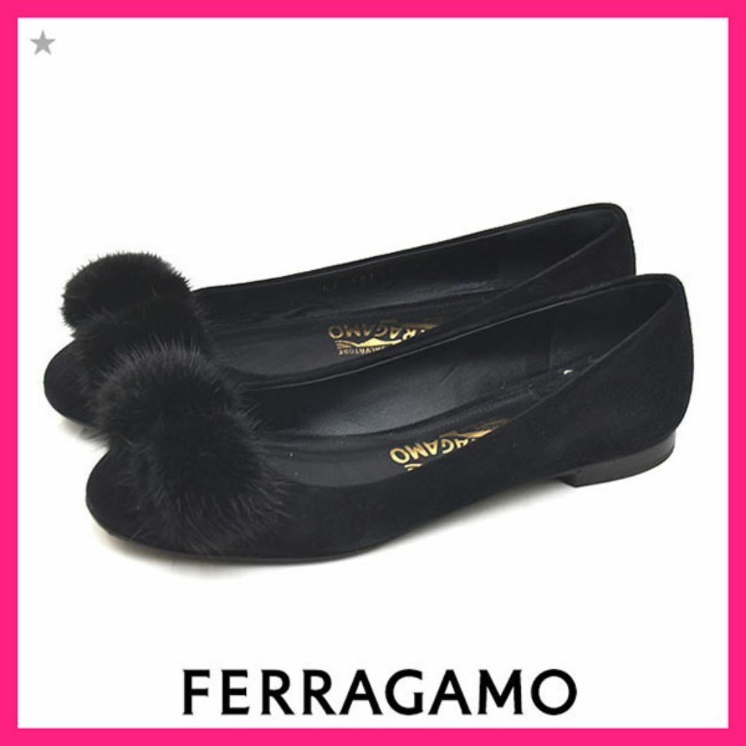 美品♪フェラガモ ヴァラリボン フラットシューズ 5.5C(約22.5-23cm 美品♪フェラガモ ヴァラリボン フラットシューズ 5.5C(約22.5-23cm