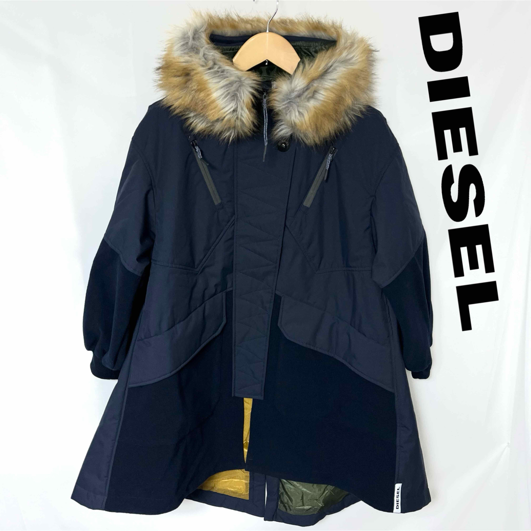 DIESEL 異素材切り替え 高機能 オーバーサイズ モッズコート DIESEL 異素材切り替え 高機能 オーバーサイズ モッズコート