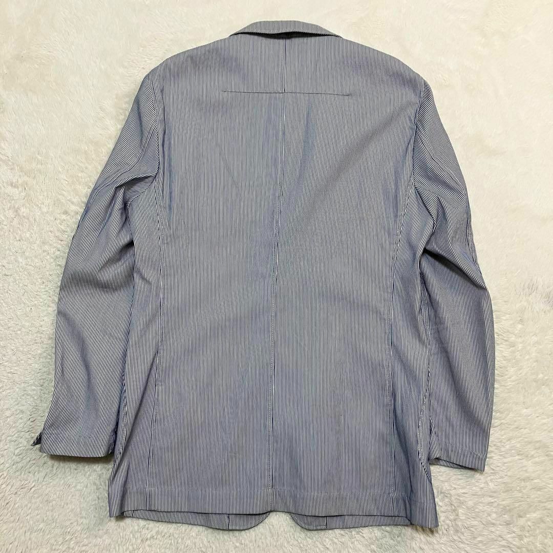 極美品 LARDINI 春夏 テーラード ジャケット ストライプ 極美品 LARDINI 春夏 テーラード ジャケット ストライプ