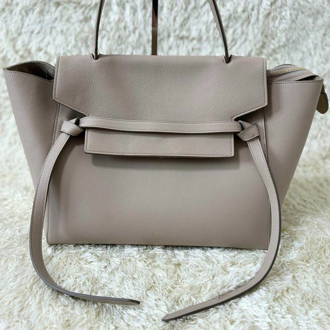 CELINE(セリーヌ)の美品✨CELINE セリーヌ　ベルトバッグ スモール トートバッグ　フィービー期 レディースのバッグ(トートバッグ)の商品写真