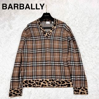 BURBERRY - 現行✨BARBALLY レオパード カシミヤ混 ニット BURBERRY - 現行✨BARBALLY レオパード カシミヤ混 ニット