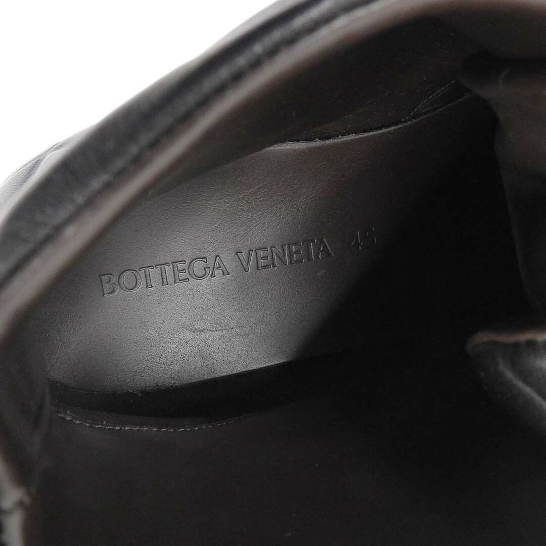 ボッテガヴェネタ ストラットグリッド レザー アンクルブーツ メンズ ブラック BOTTEGAVENETA [美品] 【中古】 【アパレル・小物】