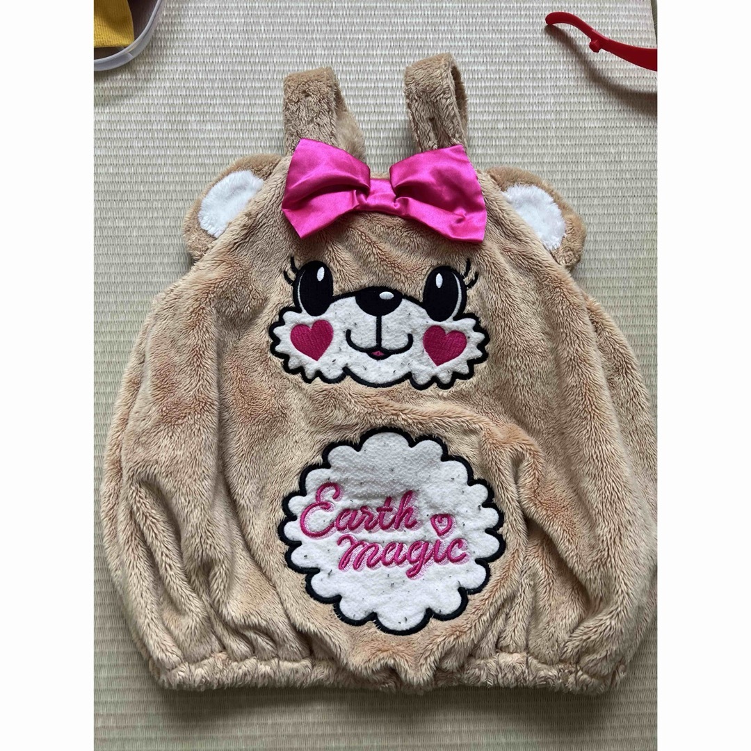EARTHMAGIC(アースマジック)のアースマジック サロペット 80 キッズ/ベビー/マタニティのベビー服(~85cm)(ロンパース)の商品写真