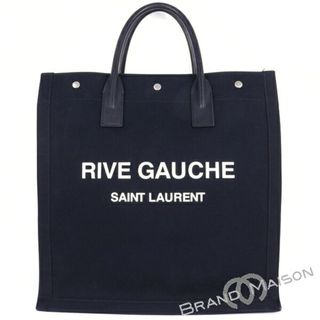 サンローラン(SAINT LAURENT)のAランク【サンローラン】リヴ・ゴーシュハンドバッグ/トートバッグ/VLR632539/キャンバス/ブラック/ショルダーバッグ/Saint Laurent 【中古】(トートバッグ)