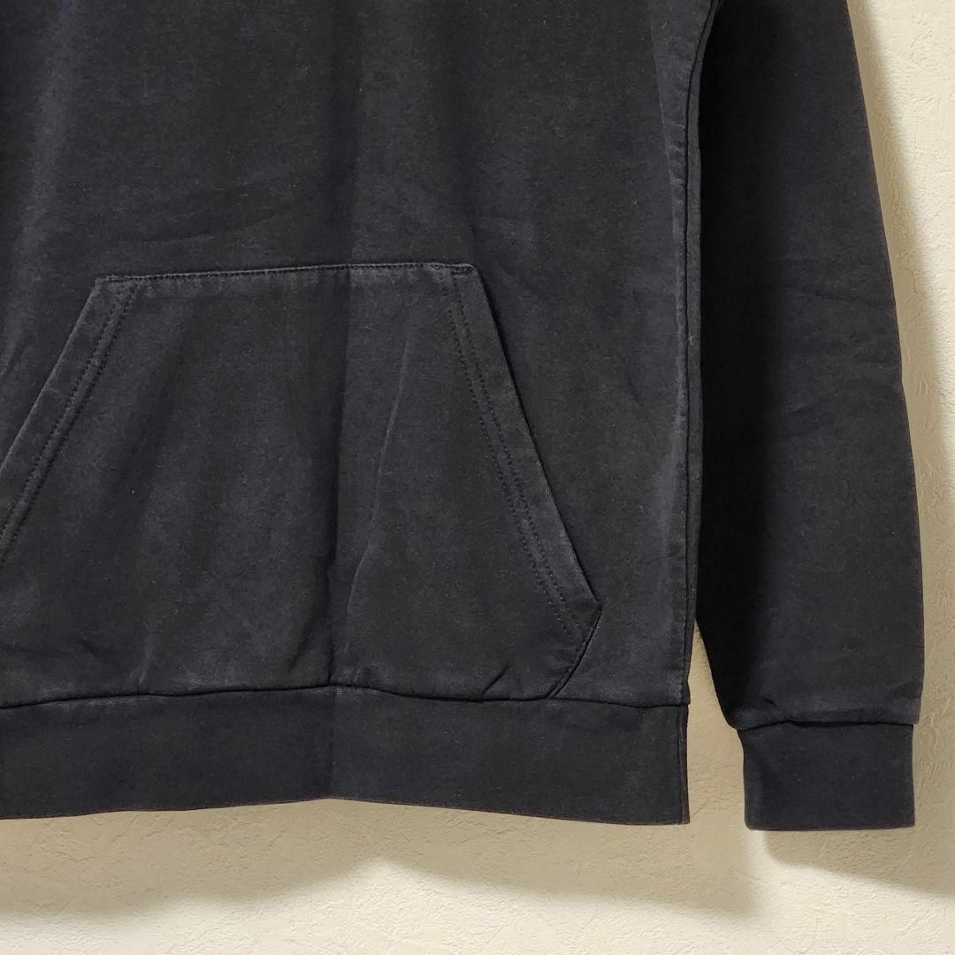 adidas(アディダス)のアディダスオリジナルス フードパーカー メンズ S ブラック黒 刺繍ロゴ 裏起毛 メンズのトップス(パーカー)の商品写真