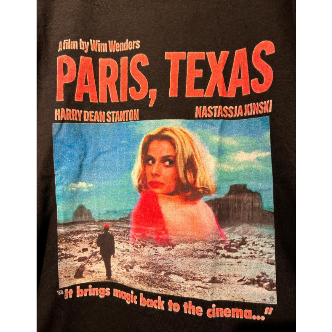 映画 PARIS, TEXAS tシャツ ナスターシャ・キンスキー XL 未使用 新品 ナスターシャキンスキー パリテキサス ドイツ女優