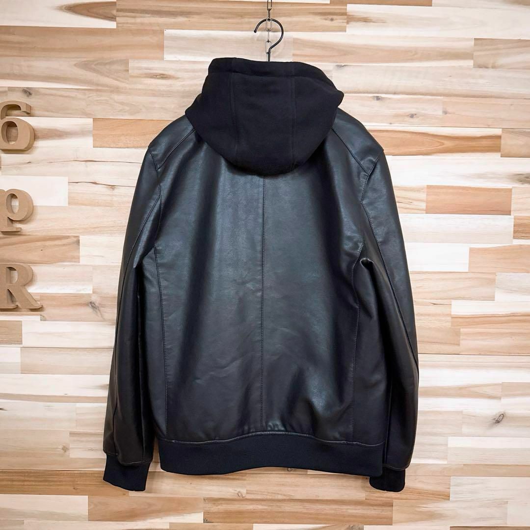 ZARA - 【ザラ】レイヤード フェイクレザー ライダース ZARA - 【ザラ】レイヤード フェイクレザー ライダース