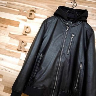 ZARA - 【ザラ】レイヤード フェイクレザー ライダース ZARA - 【ザラ】レイヤード フェイクレザー ライダース